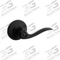 KWIKSET Door Lever Lockset: Privacy Lever Locksets, ADA Compliant (MPN 730TNL-514-6AL-RCS). Key specifications — Ligature Resistance: Not Ligature-Resistant; Brand: KWIKSET; Lockset Function ANSI Code: F76; Visual Indicator Message: No Message; Lockset Style: Rose; ADA Compliant: Yes; Finish: Black Painted : Zinc.