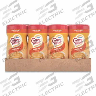 COFFEE MATE Coffee Creamer: Hazelnut, 15 oz Item Size, Canister - Creamers