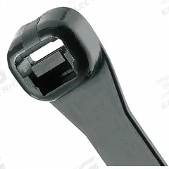 PANDUIT Cable Tie: 6 1/2 in Nominal Lg, 1 1/2 in Nominal Max. Bundle Dia., 0.17 in Wd, Black, 100 PK (MPN SG150I-C0). Key specifications — Outdoor Use: Yes; Color: Black; Brand: PANDUIT.