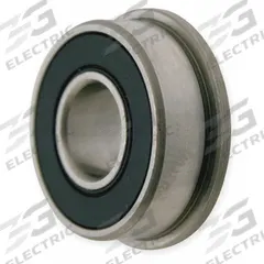 DAYTON Flanged Radial Ball Bearing: R6, 3/8 in Bore, 0.969 in Flange Dia, Dbl Sealed, 7/8 in OD (MPN 1ZGE7). Key specifications — Bearing Industry Number: R6; Brand: DAYTON.