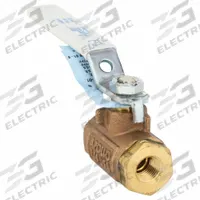 APOLLO Manual Two-Way Ball Valve: 1/4 in Size, Bronze, Straight, FNPT x FNPT, Std Port Ball Port (MPN 70LF14101). Key specifications — Brand: APOLLO; Handle: Lever.
