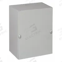 HOFFMAN Enclosure: Steel, 6 in x 4 in x 4 in, NEMA 1, Solid Cover, Screw On, Painted (MPN ASE6X4X4NK). Key specifications — Brand: HOFFMAN; Closure Method: Screws; Knockouts: Not Included.