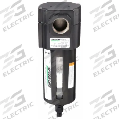 SPEEDAIRE Compressed Air Filter: Particulate, 3/4 in NPT, 5 micron, 140 cfm - Speedaire FRL Air Filters