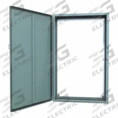 HAMMOND Electrical Enclosure: Steel, 48 in x 30 in x 8 in, NEMA 12/13, w/Panel, Solid Cover, Hinged (MPN 1418R8). Key specifications — Brand: HAMMOND; Closure Method: Clamps; Knockouts: Not Included.