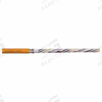 CHAINFLEX VFD Servo Motor Cable: Shielded Twisted Pr 16 AWG (1.5)/ (4) 16 AWG (1.5), Orange (MPN CF270UL151521D). Key specifications — Conductor Grouping: Shielded Twisted Pair 16 AWG/ (4) 16 AWG; Includes Ground: Yes; Overall Length: Order by the Foot; Minimum Bend Radius Factor - Fixed: 5 x OD; Minimum Bend Radius Factor - Flexible: 8 x OD; Brand: CHAINFLEX.