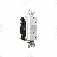 PASS & SEYMOUR Duplex GFCI Receptacle: Duplex, 5-20, White, GFCI, 125V AC, 20 A, 2 Pole / 3 Wire (MPN 2097TRCDW). Key specifications — Brand: PASS & SEYMOUR.