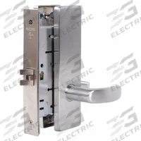 FALCON LOCK Door Lockset: Passage Lever Locksets, Chrome, ADA Compliant (MPN MA101 QN 626). Key specifications — Ligature Resistance: Not Ligature-Resistant; Brand: FALCON LOCK; Lockset Function ANSI Code: F01; Visual Indicator Message: No Message; Lockset Style: Quantum; ADA Compliant: Yes; Finish: Satin Chromium-Plated.