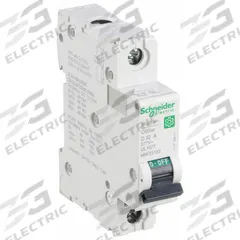 SCHNEIDER IEC Supplementary Protector: 32 A Amps, 60V DC, 14kA at 120/240V AC, Screw Clamp, C60SP, D (MPN M9F23132). Key specifications — Brand: SCHNEIDER; Terminal Connection: Screw Clamp; DC Voltage Rating: 60V DC; Max. AIR Rating: 14kA at 120/240V AC; Series: C60SP; AC Voltage Rating: 240/415V AC; Curve Type: D.