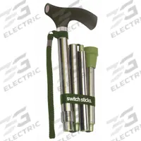 SWITCH STICKS Walking Stick: Walking Stick, Std, Single, Wood, Water Resistant Bag, 32 in – 37 in (MPN 502-2000-5105). Key specifications — Handle Type: Standard; Includes: Water Resistant Bag; Color: Huntington; Handle Material: Wood; Construction: Aluminum; Brand: SWITCH STICKS; Product Type: Walking Stick.