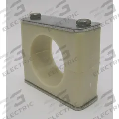 BEHRINGER PIPE SYSTEMS Beta Clamp: Smooth Bore, 316 Stainless Steel Clamp, Santoprene Cushion (MPN SBX61660-SP)