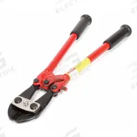 CRESCENT H.K. PORTER Bolt Cutters: Steel, For 3/8 in Max Dia Soft Steel, 18 in Overall Lg, Black (MPN 0090MC). Key specifications — attr308357: Black; attr308366: Steel; attr324820: CRESCENT H.K. PORTER.