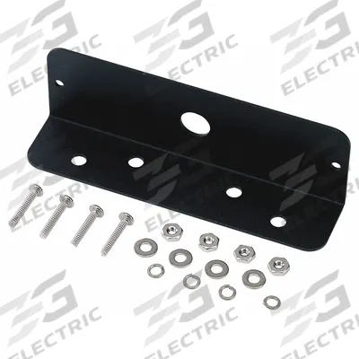 FEDERAL SIGNAL Bracket: Bracket Kit, Silver, Iron, 5 5/16 in Lg, 1 9/16 in Ht - Vehicle Light Mounts & Brackets