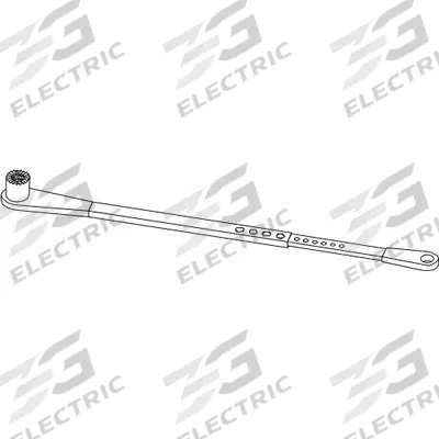 LCN Door Closer Arm: Aluminum (MPN 9130-3077T ANCLR) - Replacement Arms