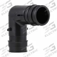 UPONOR Barbed Fitting Elbow: 2 in ID x 2 in ID Size, Barbed x Barbed, Polymer, Expansion (MPN Q4762000). Key specifications