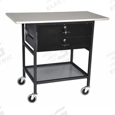 IRSG Work Table: Adj Ht, Laminate, 40 in x 20 in - Laminate-Top Mobile Worktables