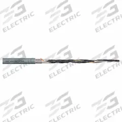 CHAINFLEX Control Cable: 20 AWG, 4 Conductors, Order by the Foot, PUR Jacket, 1,000 V (MPN CF78-UL-05-04). Key specifications — Conductor Material: Copper; Conductor Configuration: Single; Minimum Bend Radius Factor - Fixed: 4 x OD; Minimum Bend Radius Factor - Flexible: 5 x OD; Includes Ground: Yes; Minimum Bend Radius Factor - E-Chain: 6.8 x OD; Resistance Properties: Flame Retardant; Standards: CEI 20-35.