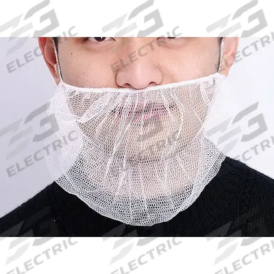 CONDOR Beard Cover: Gen Use, Polyester, Mediumweight with Fine Mesh, Fine, Mediumweight - Beard Nets