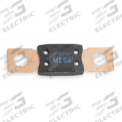 LITTELFUSE Automotive Fuse: 298 Series, Two-Hole, Bolt-On, Time-Delay, 150 A, 32 V DC (MPN MEG150). Key specifications — Brand: LITTELFUSE; Series: 298.