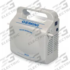 WELCH Vacuum Pump: 1/200 hp Output Power, 0.5 cfm Free Air Displacement, 22.4 in Hg Max Vacuum (MPN 2050B-01). Key specifications — attr51413: WELCH.
