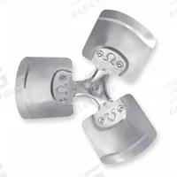 REVCOR Replacement Propeller: 22 in Propeller Dia., 1/2 in Bore Dia., 20° Pitch, 3 Blades, Aluminum (MPN OA2203-20 L)