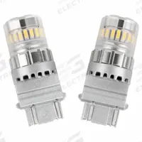 GROTE Compact LED Bulb: LED, Plastic Wedge Double Filament (W2.5x16q), (S) Sign, S8, 3157, White (MPN 94851-4). Key specifications — Brand: GROTE; Voltage: 9 to 16V AC/DC; Bulb Shape: S8; Light Color: White; Trade Number: 3157.