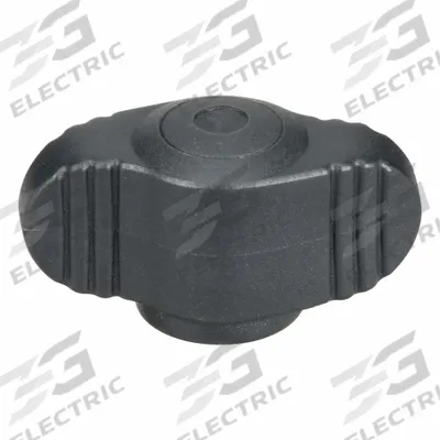 KIPP Hand Knob: Wing, Plastic w/ Brass Thread, #8-32 Thread, 6 mm Thread Lg - Wing Knobs with Threaded Hole