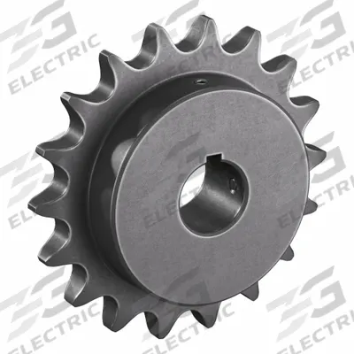 TRITAN Roller Chain Sprocket: 80, For 1 in Chain Pitch, 1 3/8 in Bore Dia, 18 Teeth - Size 80 Fixed-Bore Roller Chain Sprockets
