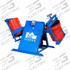 MORSE Drum Tumbler: 115V @ 5A, TEFC, 1/4 hp HP, Fixed Speed, Electric Corded, Single Phase, 100 lb (MPN 2-305-1). Key specifications — Operating Voltage @ Current: 115V @ 5A; Phase: Single; Manufacturer Part Number: 2-305-1; Full Drum Weight Capacity: 100 lb; For Drum Capacity: 1 to 5 gal; Brand: MORSE; Automated Operation: Automated Operation Capable; Enclosure: TEFC.