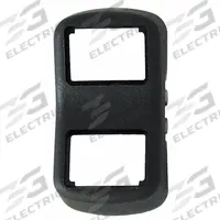 EATON Rocker Switch Cover: Dual LED Face, Illuminated Rocker Switches, Black, NGR (MPN 2B00050000500). Key specifications — Brand: EATON; Compatible Product Type: Dual LED Face, Illuminated Rocker Switches; Compatible with Series: NGR.