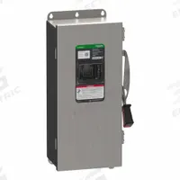 SCHNEIDER Safety Switch: Fusible, 100 A, Three Phase, 240V AC, 304 Stainless Steel, Indoor/Outdoor (MPN VH323DSGL). Key specifications — Brand: SCHNEIDER.