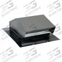 Roof Cap: Round, 8 in Duct, Steel, Black Finish, Powder Coat, 24 ga, Roof Cap (MPN 634). Key specifications — Screen Included: Yes; Backdraft Damper Included: Yes; Brand: BROAN; Product Type: Roof Cap; Color: Black; Type of Cap/Hood: Roof Cap; Material of Cap/Hood: Steel.