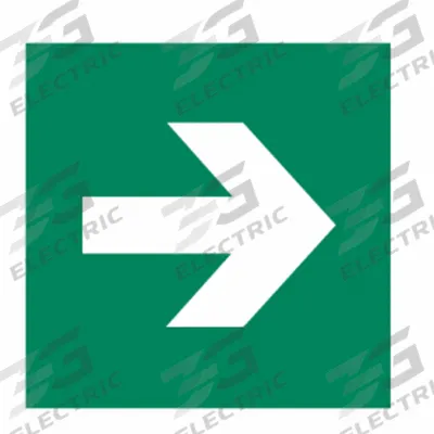 IMO (International Maritime Organization) Safety Sign: Polycarbonate - Square Arrow Symbol Signs