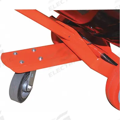 WESCO Third Wheel: 5 in Overall Ht, 5 in H x 2 1/2 in W x 2 in D, 2 1/2 in Overall Lg - Hand Truck Handle & Frame Attachments