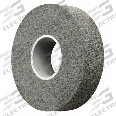 SCOTCH-BRITE Unitized Wheel: 12 in Dia x 1/2 in W, 5 in Arbor Hole, Aluminum Oxide, Medium - Deburring Wheels for Carbon Steel & Soft Metals