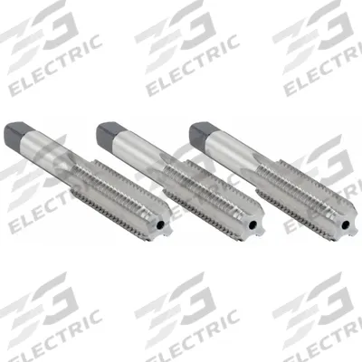 WIDIA GTD Tap Kit: 7/16"-20 UNF, H3, 4 Flute - Three-Piece Hand Tap Sets