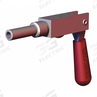 DE-STA-CO Clamps Straight Line Action 6004: Through-Hole Base Mounting, Std Vertical Handle - Standard Straight-Line Toggle Clamps