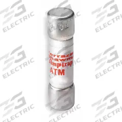 MERSEN Fuse: ATM Series, Midget, Fast-Acting, 7 A, 600 V AC, 600 V DC, 13/32 in x 1 1/2 in (MPN ATM7). Key specifications — attr1287209: ATM; attr211192: MERSEN.