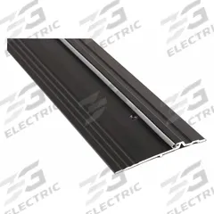 NATIONAL GUARD Door Threshold: Bumper Seal, Aluminum, 4 ft Lg (MPN 896VDKB-48). Key specifications — Brand: NATIONAL GUARD; Transition Type: Fluted.