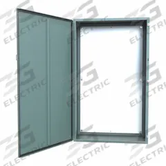 HAMMOND Electrical Enclosure: Steel, 60 in x 36 in x 16 in, NEMA 12/13, w/Panel, Solid Cover, Hinged (MPN 1418T16). Key specifications — Brand: HAMMOND; Closure Method: Clamps; Knockouts: Not Included.