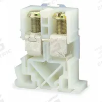 SQUARE D Terminal Block: DIN Rail Mounting Type, Screw Clamp Wire Termination, 2 Wire Terminals (MPN 9080GD6). Key specifications — Brand: SQUARE D; For Minimum Wire Size: 12 AWG.