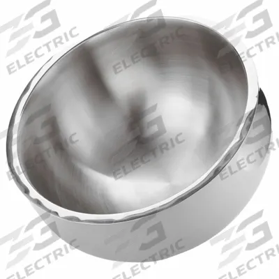 AMERICAN METALCRAFT Bowl: 18 qt Capacity, 12 in Dia, Stainless Steel - Serving Bowls