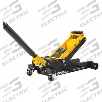 OMEGALIFT Trolley Floor Jacks: Aluminum, Manual Handle, Mechanical