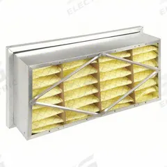 GRAINGER Rigid Cell Air Filter: 12 in x 24 in x 6 in, Synthetic, Single Header, MERV 13 (MPN 2JTU8). Key specifications — Brand: GRAINGER; Gasket Location: None; Frame or Header Material: Galvanized Steel; Media Material: Synthetic.