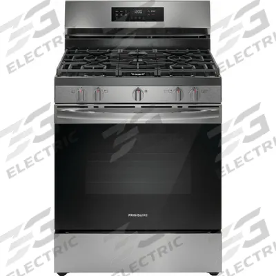 FRIGIDAIRE Oven Range: Stainless Steel, Electric, 5 Burners - Oven Ranges