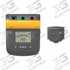 FLUKE Insulation Tester: 200 kiloohm to 1 teraohm, CAT II/CAT III 1000V/CAT IV 600V, IP40, Digital (MPN FLUKE-1550C FC). Key specifications — IP Rating: IP40; Test Voltage: 1,000V DC; Brand: FLUKE.