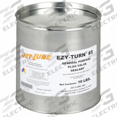 JET-LUBE Plug Valve Sealant: 0°F to 400°F, 1 gal, Pail - Plug Valve Sealants