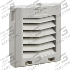 HOFFMAN Exhaust Grill and Filter: For Easy Filter Repl, Plastic, 4.42 in x 4.44 in (MPN HG0400404). Key specifications — Finish: Matte; Brand: HOFFMAN; Accessory Type: Exhaust Grill and Filter; Application: For Easy Filter Replacement; Features: Grilles Open With the Flick of a Finger and Remain Attached After Opening for Easy Access to the Filter; Material: Plastic.