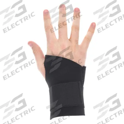 CONDOR Wrist Support: Ambidextrous, XL Ergonomic Support Size, Black - CONDOR Double Strap Wrist Support