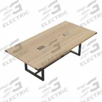 MIRELLA Conference Table: Rectangle, Fiberboard, Sand Dune, 47 1/4 in Overall Lg, 96 in Overall Wd (MPN MRCS8SDD). Key specifications — attr987891: Traditional Leg; attr987894: Fiberboard; attr987867: Steel; attr987857: MIRELLA; attr987872: Steel.