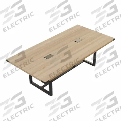 MIRELLA Conference Table: Rectangle, Fiberboard, Sand Dune, 47 1/4 in Overall Lg - Rectangular Conference Tables